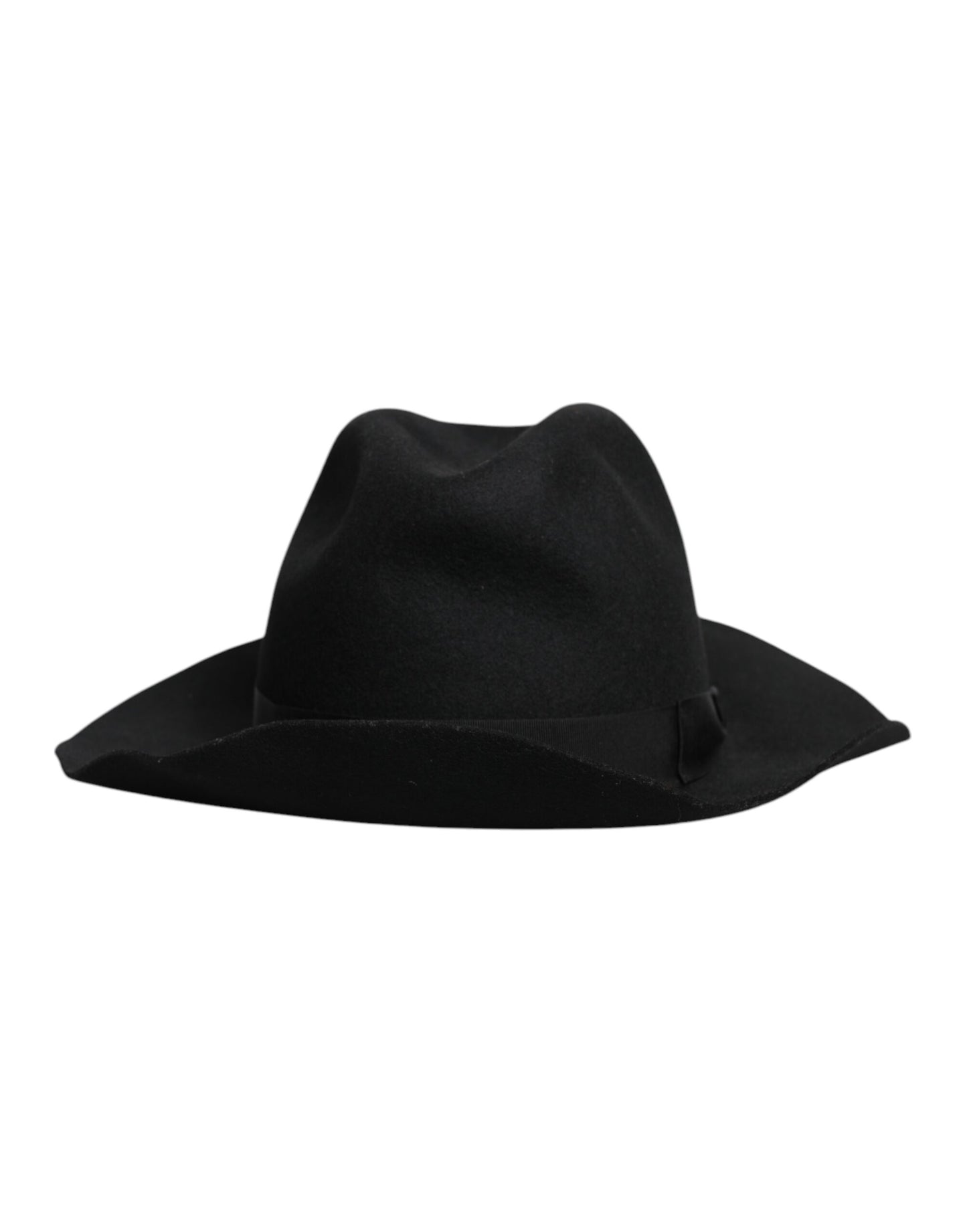 Chapeau Fedora Trilby noir à large bord Dolce &amp; Gabbana