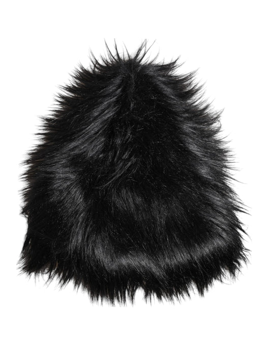 Bob Dolce &amp; Gabbana en fourrure acrylique noire pour femme