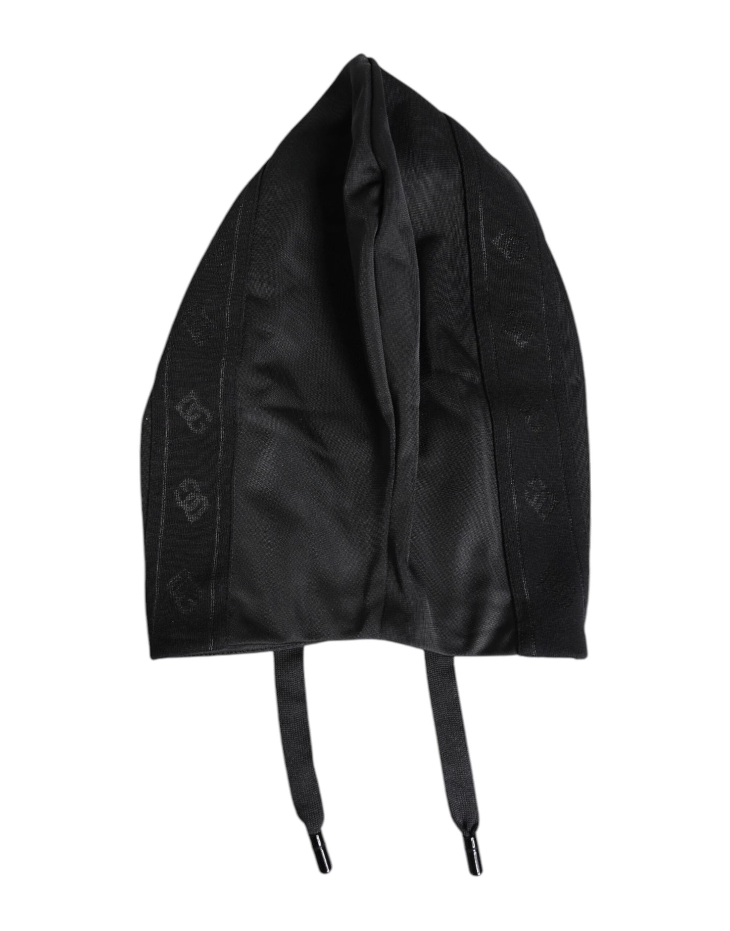 Chapeau enveloppant en polyester noir Dolce &amp; Gabbana