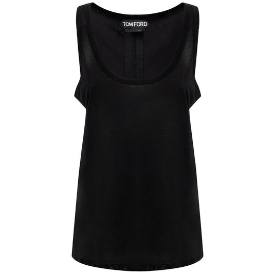 Débardeur en soie noir Tom Ford