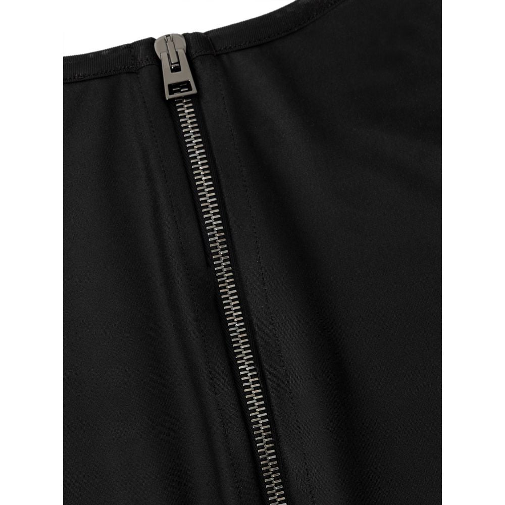 Chemise à manches longues en viscose noire Tom Ford