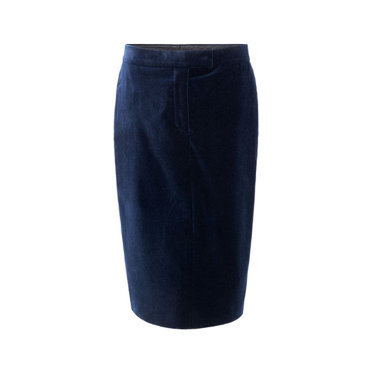 Jupe en coton bleu Tom Ford