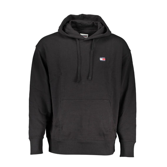 Tommy Hilfiger Black Cotton Men's Hoodie