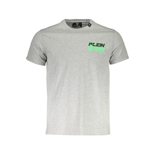Plein Sport Grigio Cotton Mens T-Shirt
