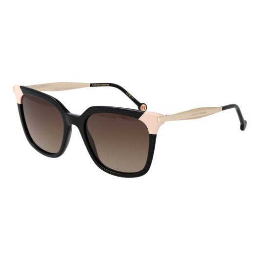 Lunettes de soleil noires Carolina Herrera pour femmes