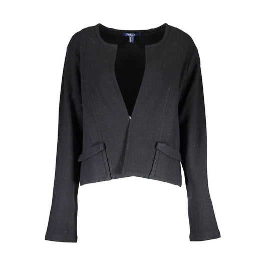Gant Schwarze Woll-Strickjacke für Damen