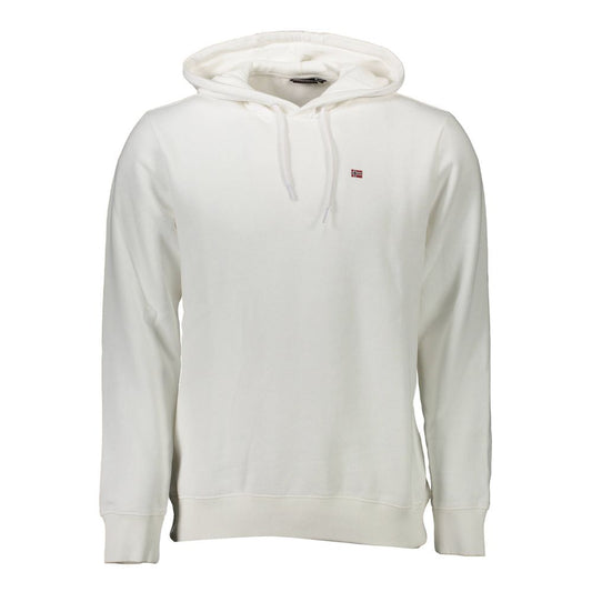 Napapijri White Cotton Men's Sweatshirt