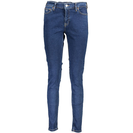 Jean et pantalon en coton bleu Tommy Hilfiger
