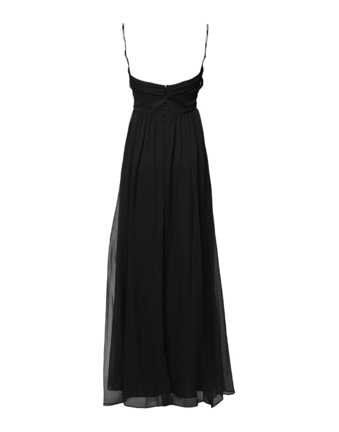 Robe longue sans manches en tulle noir et perles Marciano by Guess