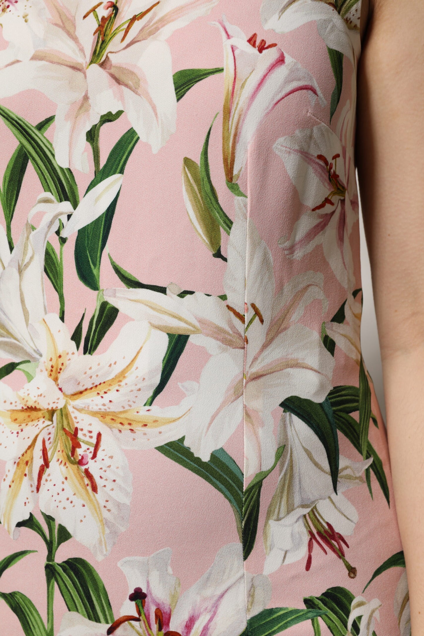 Débardeur à col rond et imprimé floral multicolore Dolce &amp; Gabbana