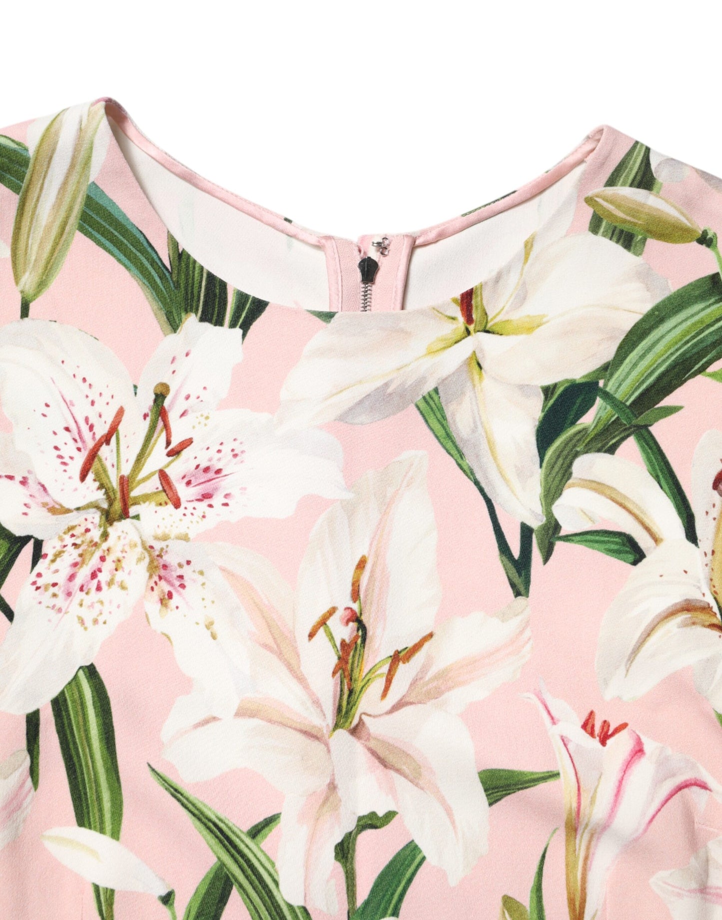 Débardeur à col rond et imprimé floral multicolore Dolce &amp; Gabbana