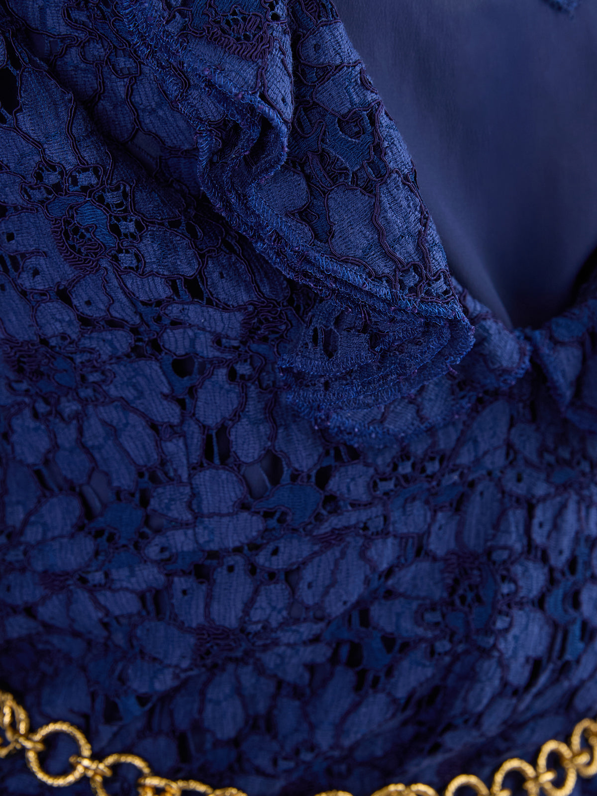 Mittellanges Kleid aus Viskose und Baumwolle von Gucci in Blau