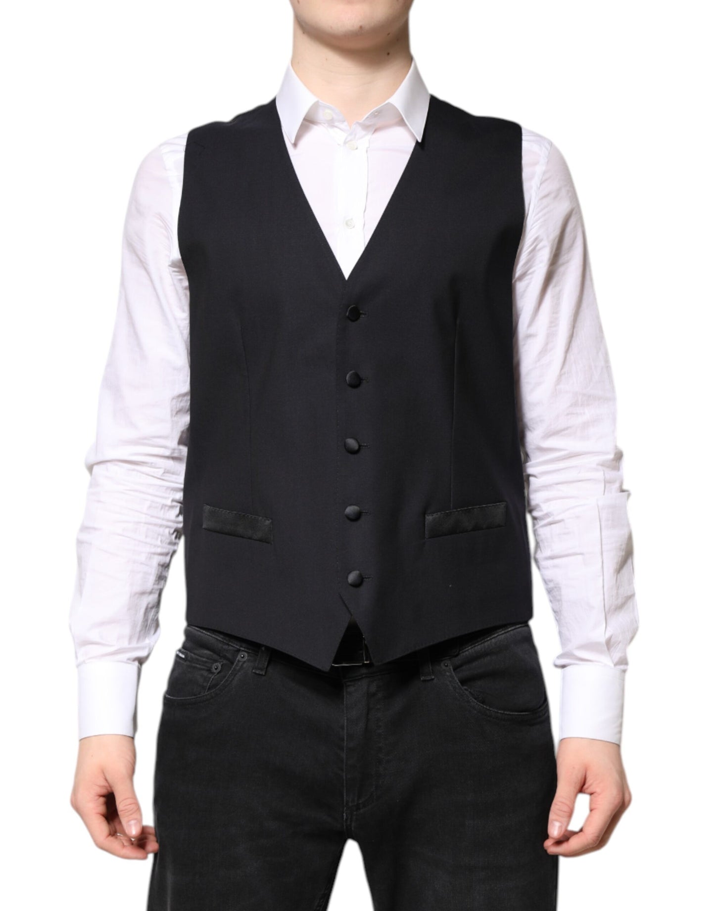 Dolce & Gabbana Dark Blue MARTINI Wool Suit 2 Piece Jacket