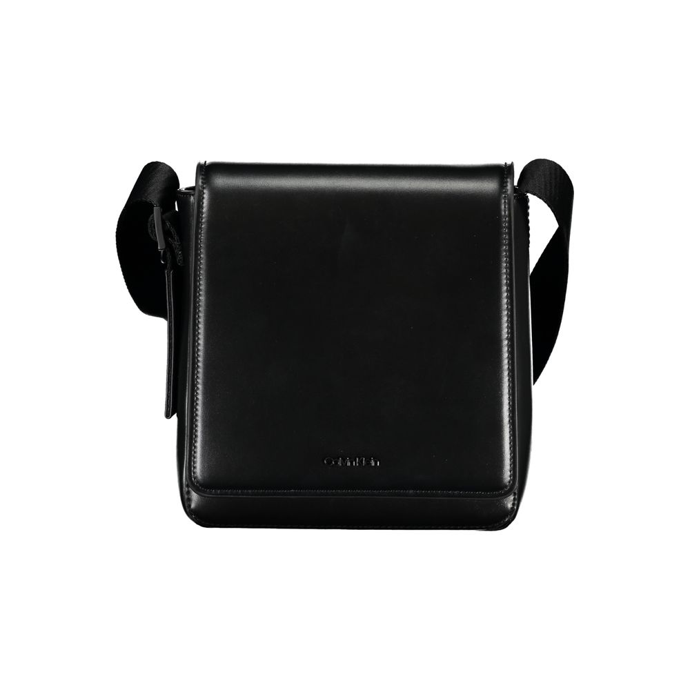 Calvin Klein Black Polyester Men Shoulder Bag