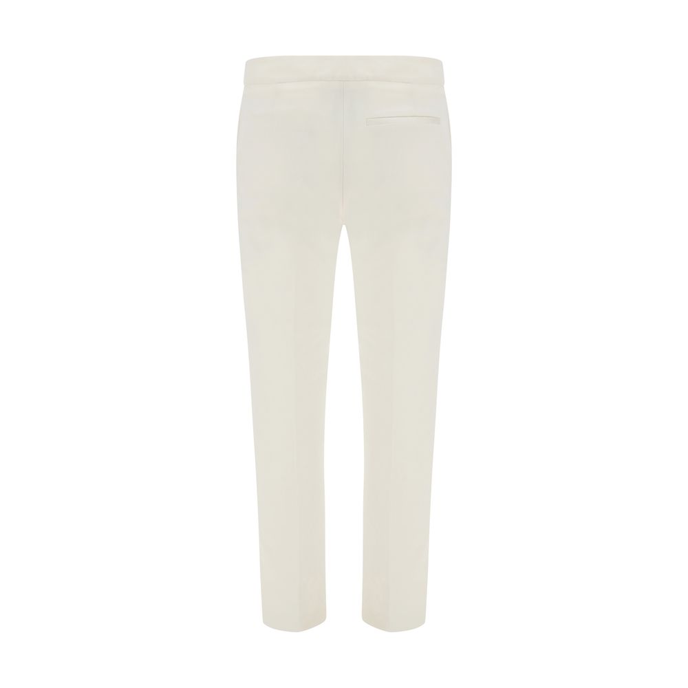SA SU PHI White Silk Casual Pants