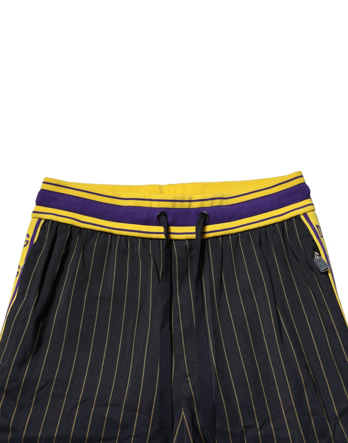 Dolce & Gabbana Multicolor Stripes Wool Jogger Pants