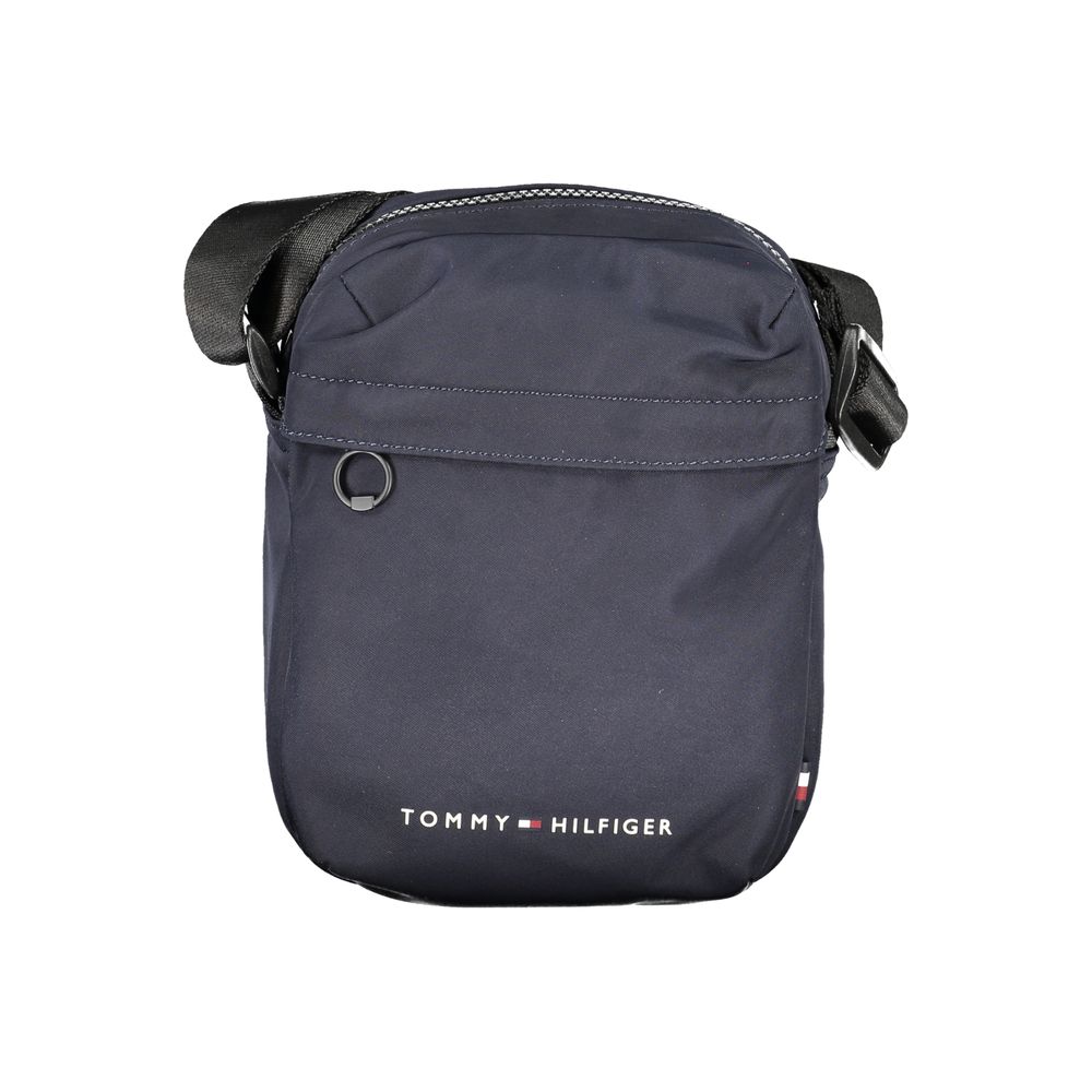 Tommy Hilfiger Blue Recycled Polyester Men Shoulder Bag
