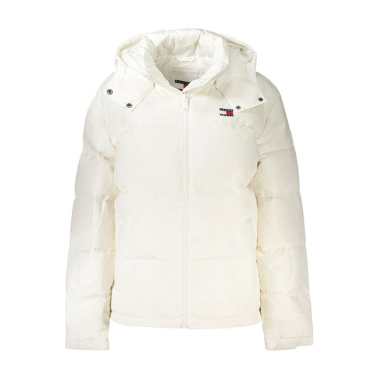Tommy Hilfiger – Weiße Polyesterjacke für Damen