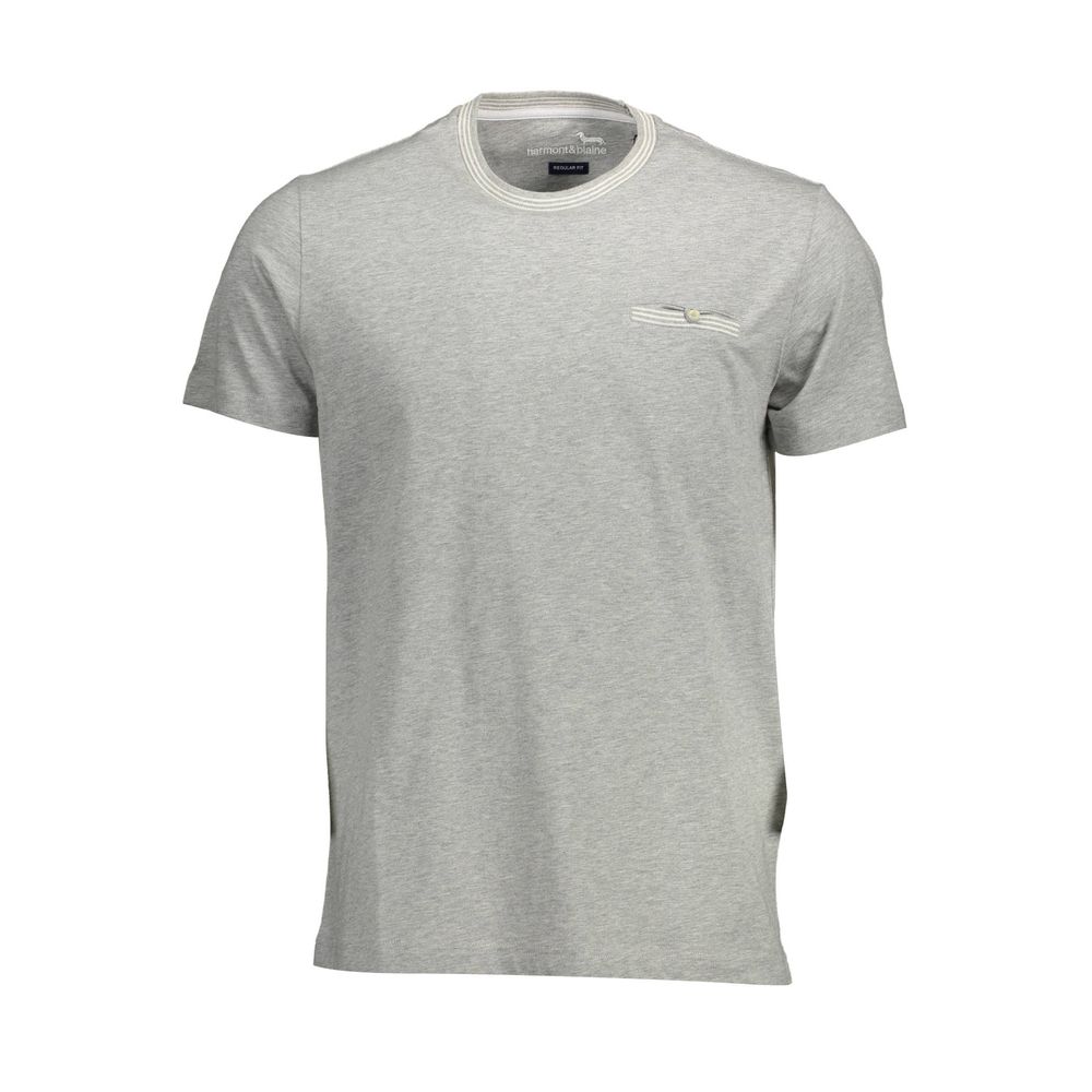 Harmont & Blaine Grigio Cotton Men's T-Shirt