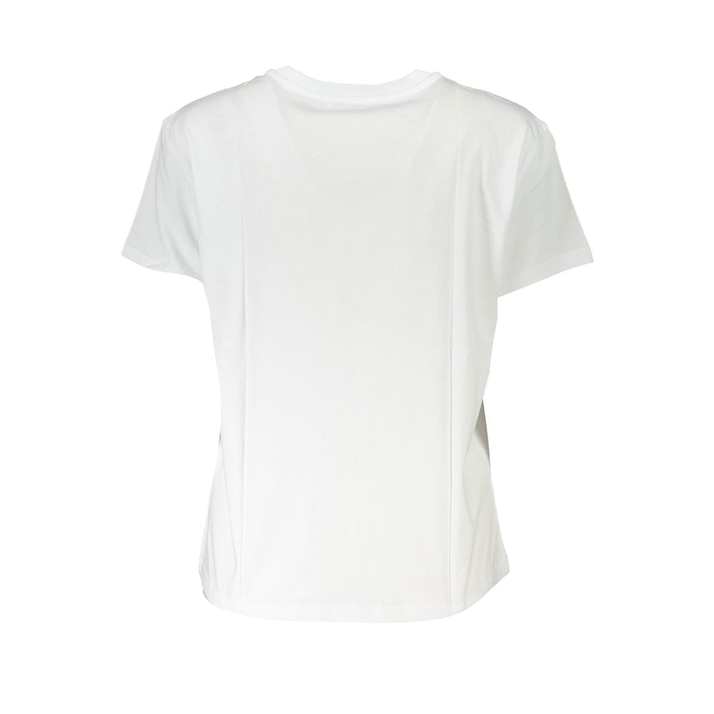 Patrizia Pepe Bianco Organic Cotton Women T-Shirt