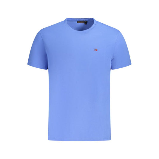 Napapijri Blue Cotton Men's T-Shirt