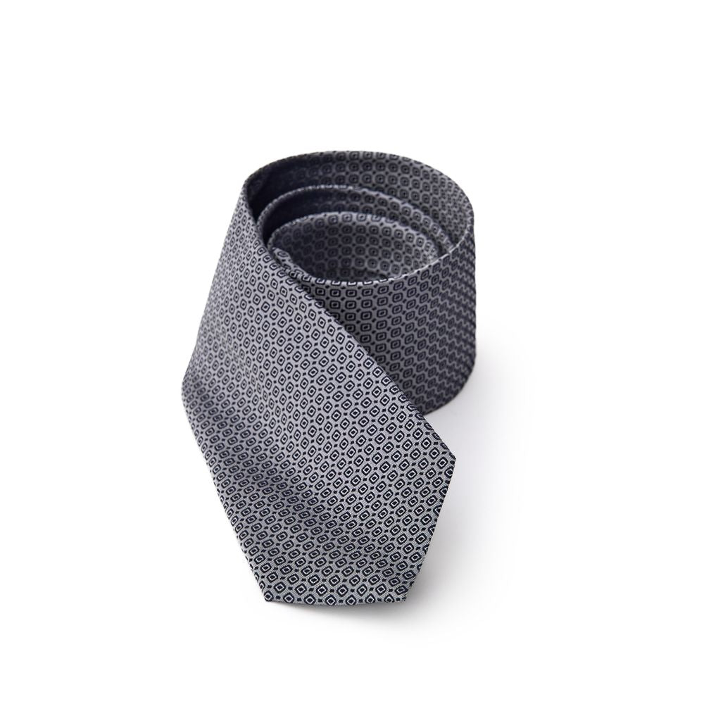 Jil Sander Gray Silk Tie