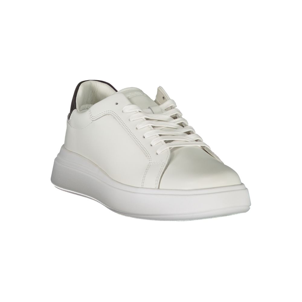 Calvin Klein White Leather Men Sneaker
