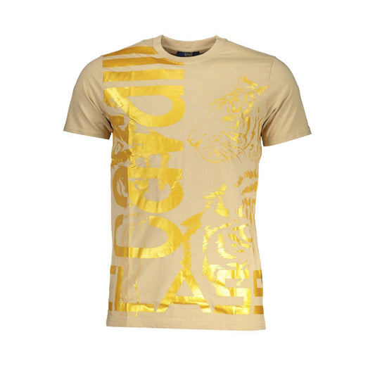 Cavalli Class Bianco Cotton Men T-Shirt