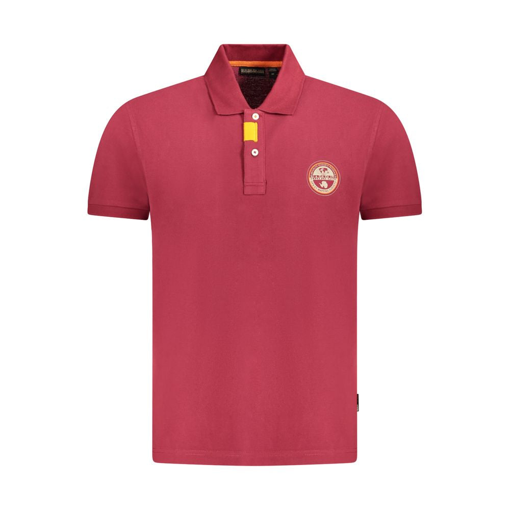 Napapijri Rosso Cotton Men Polo