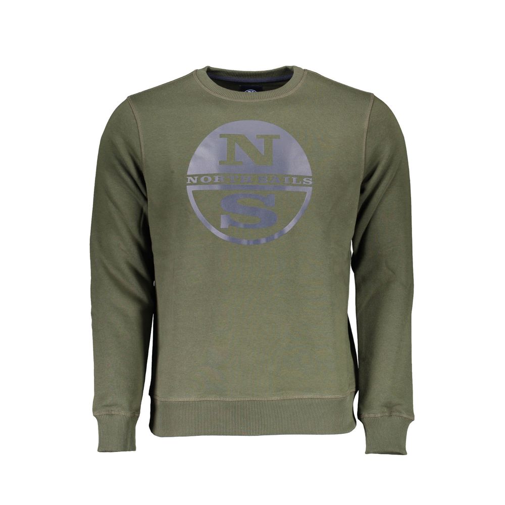 North Sails Verde Cotton Men Sweatshirt