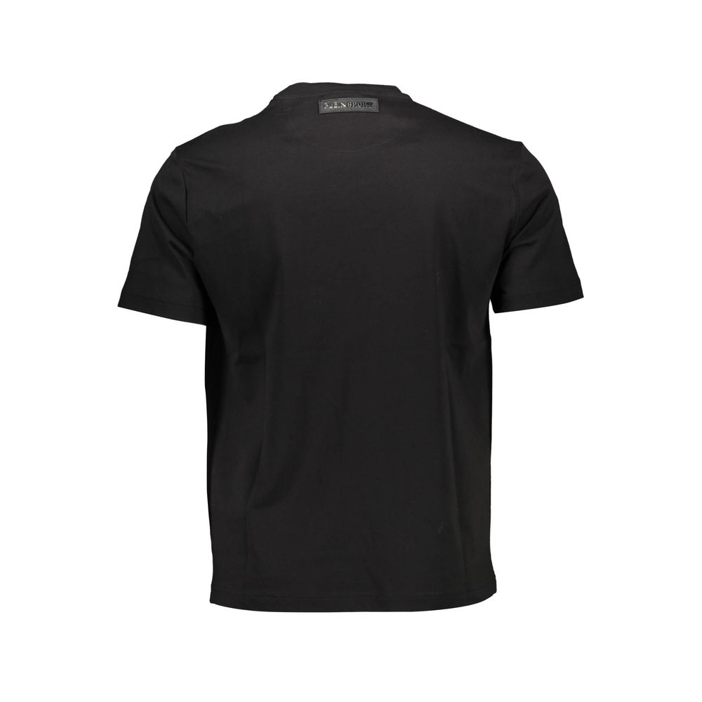 Plein Sport Black Cotton Men's T-Shirt