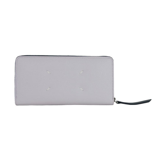 Portefeuille Maison Margiela en cuir de veau violet
