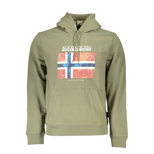 Napapijri "Verde Cotton Men's Sweatshirt with Hood"