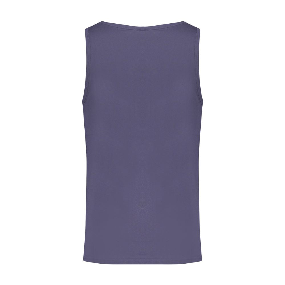 Norway 1963 Blue Cotton Men Tank Top