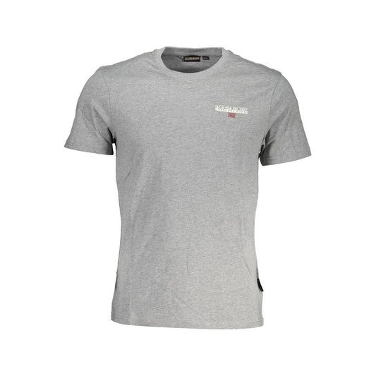 Napapijri Grigio Cotton Mens T-Shirt