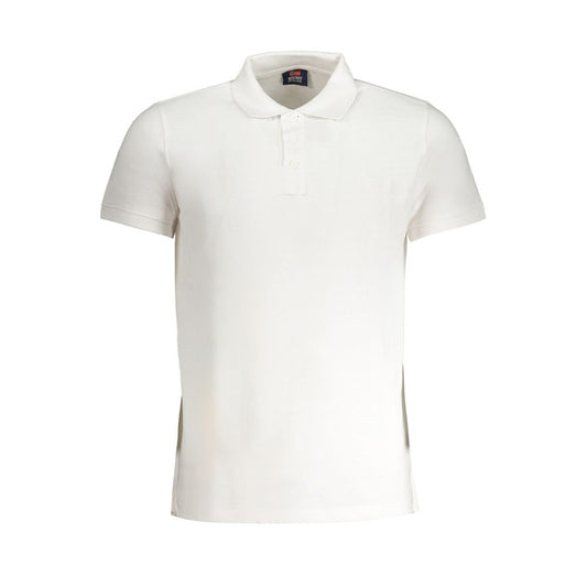 Norway 1963 White Cotton Men Polo Shirt