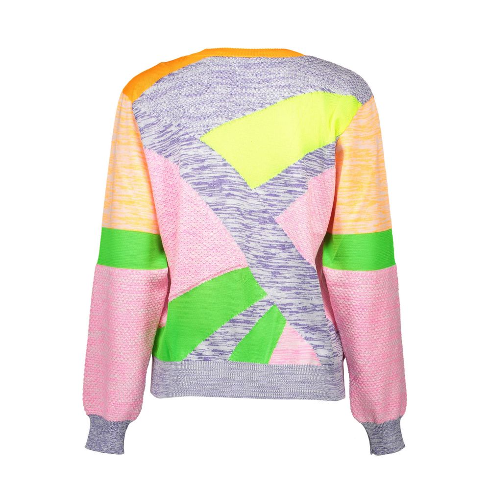 Pull multicolore en autres fibres Love Moschino