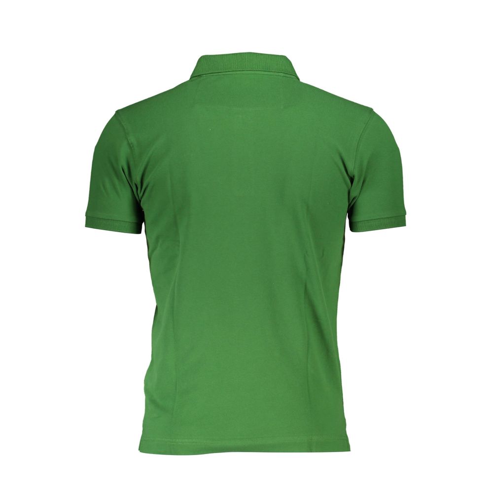 La Martina Verde Cotton Men Polo