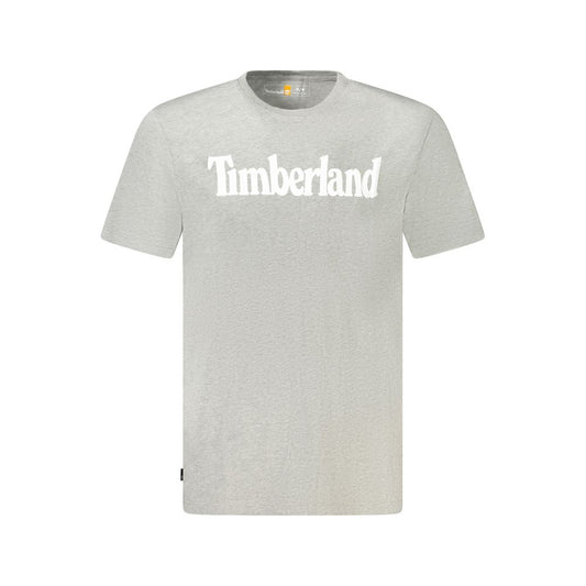 Timberland Grigio Cotton Men T-Shirt