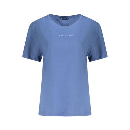 North Sails Blue Cotton Women T-Shirt