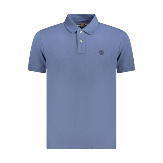 Timberland Blue Cotton Men Polo
