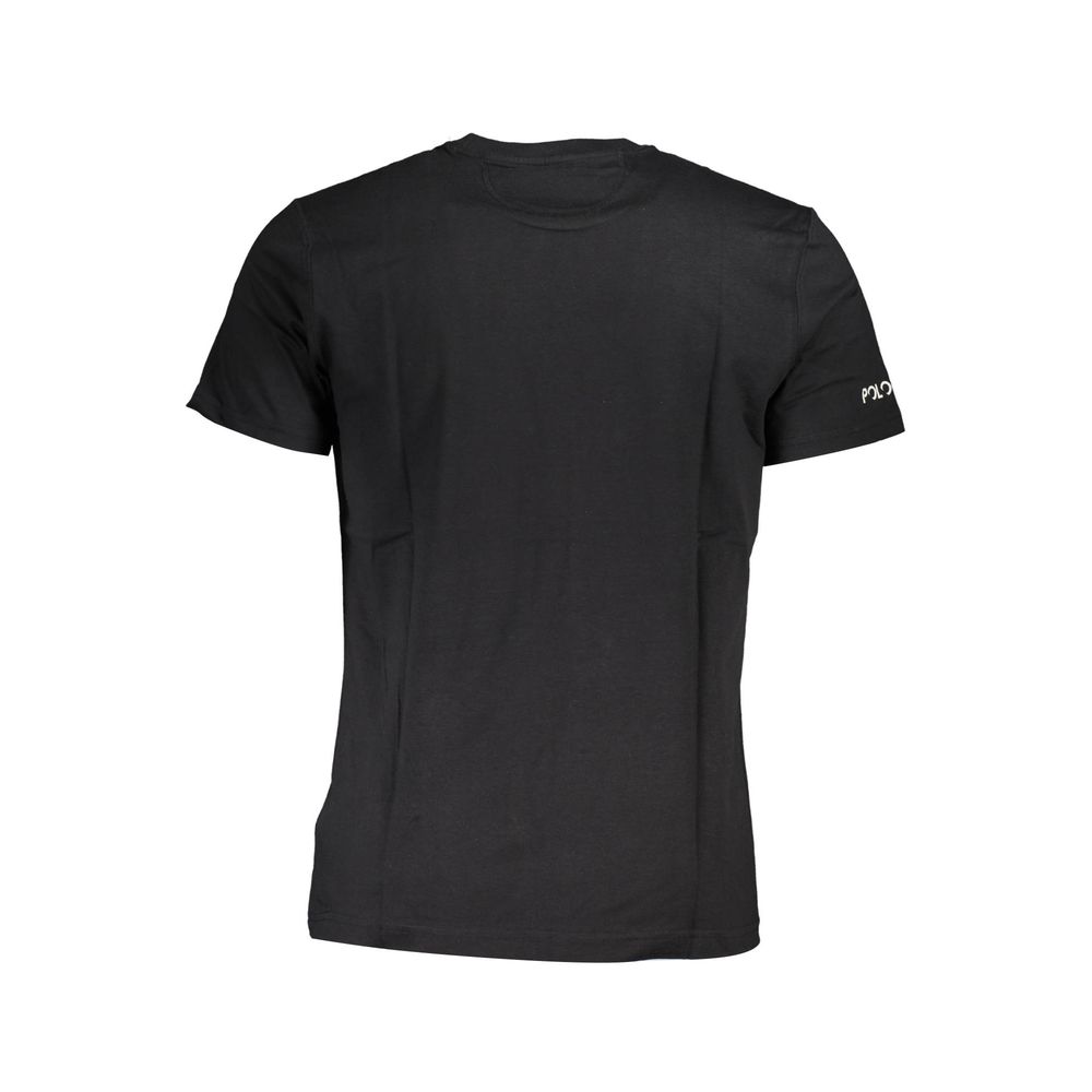 La Martina Black Cotton Men's T-Shirt