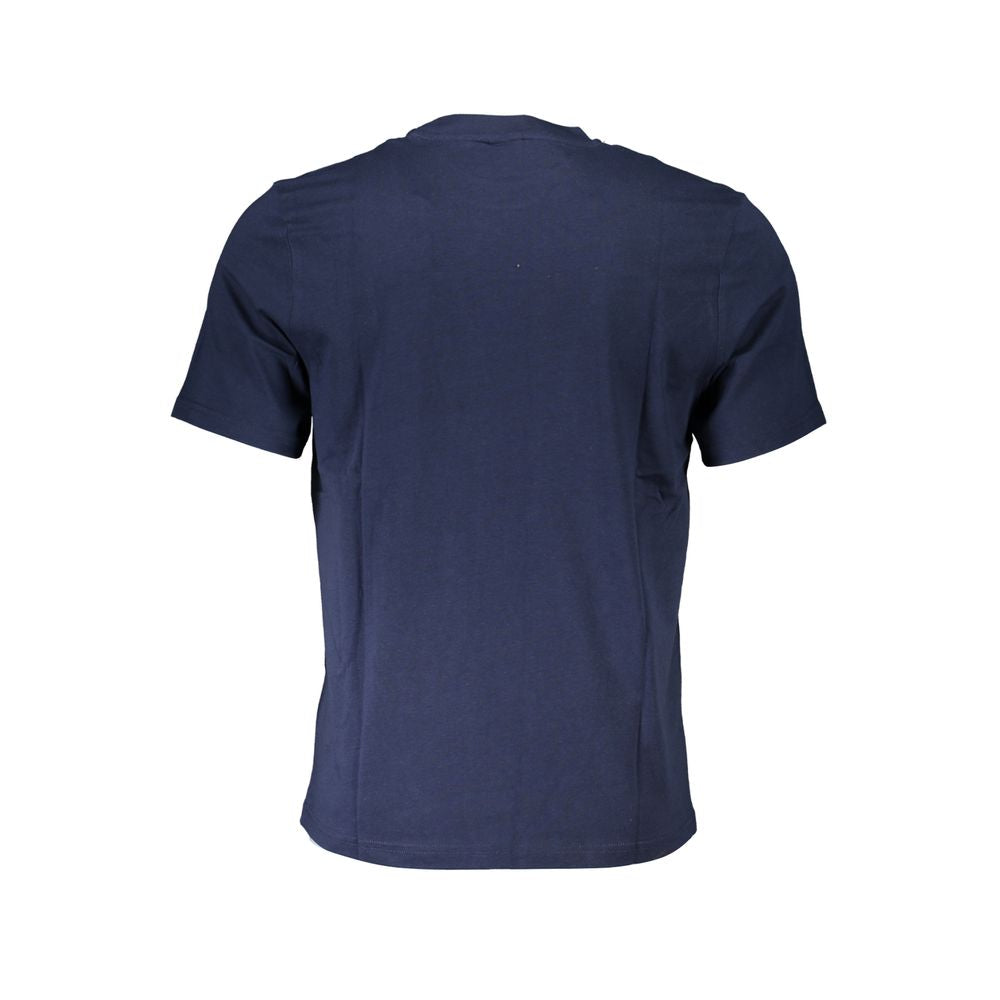 North Sails Blu Cotton Men T-Shirt