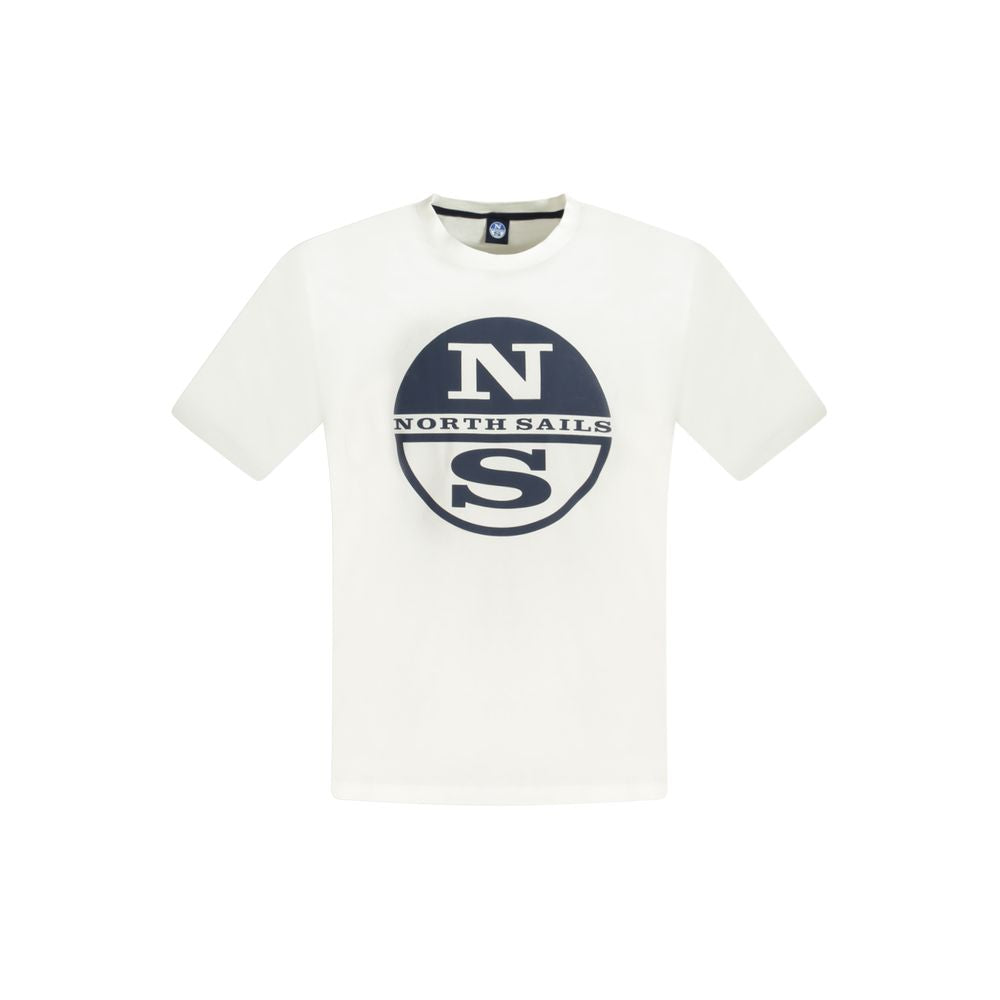 North Sails White Cotton Men's T-Shirt