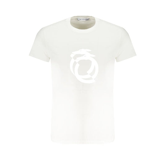 Trussardi White Cotton Men's T-Shirt