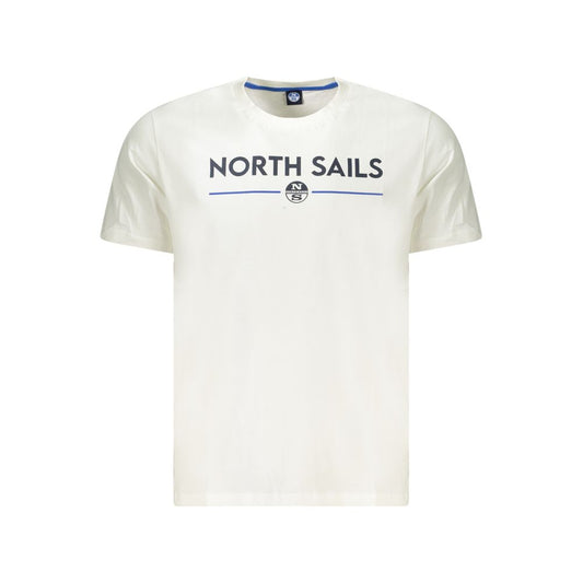 North Sails Bianco Cotton Men T-Shirt