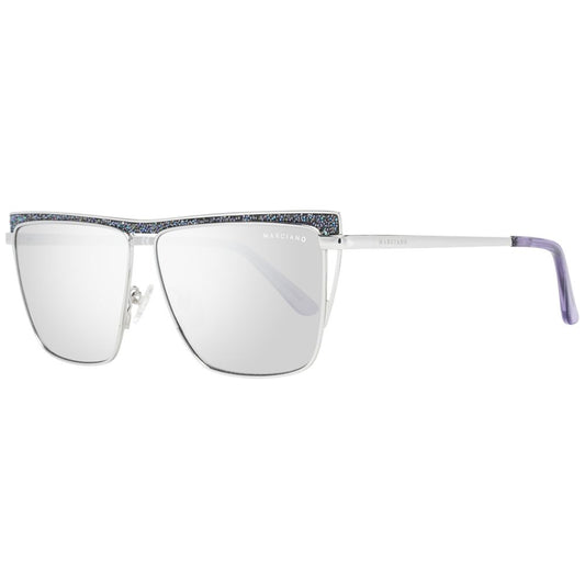 Lunettes de soleil Marciano by Guess argentées pour femme