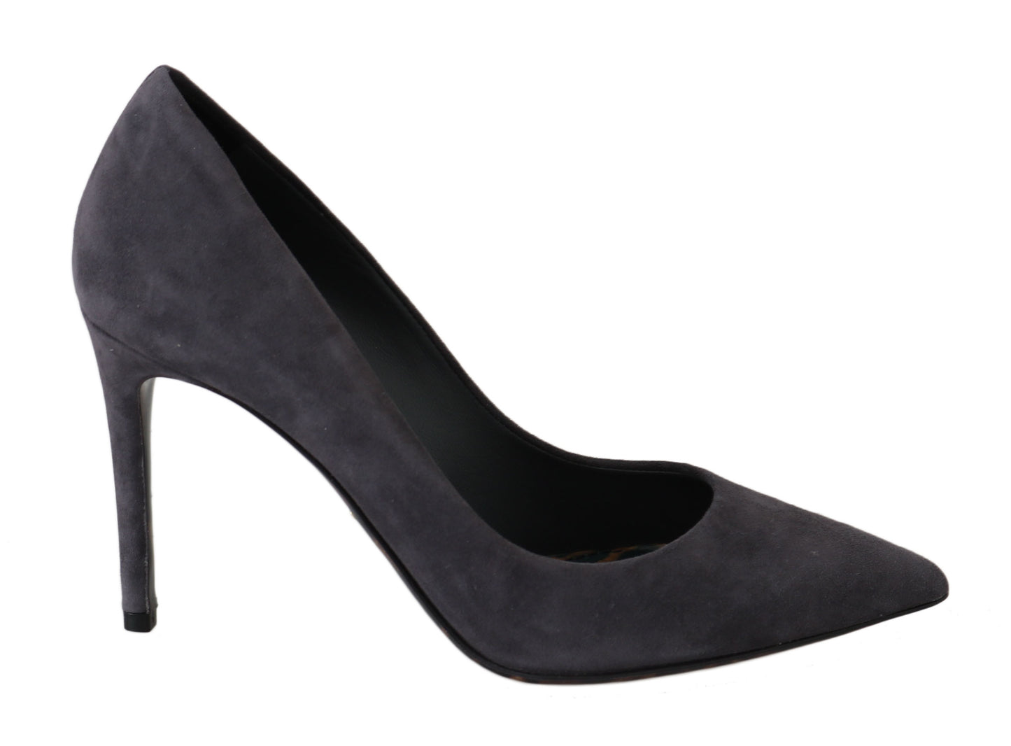 Chaussures à talons aiguilles en daim gris Dolce &amp; Gabbana