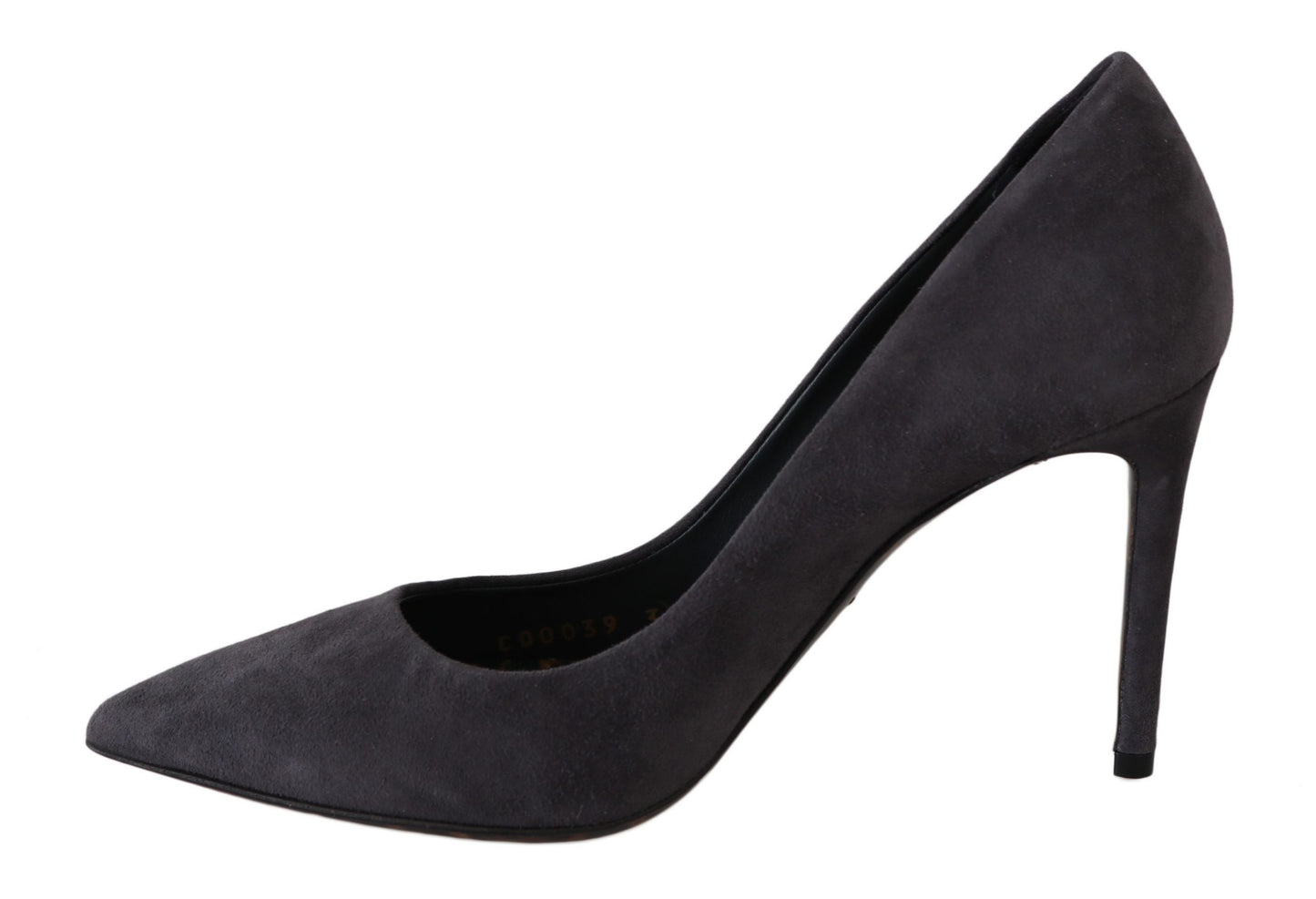Chaussures à talons aiguilles en daim gris Dolce &amp; Gabbana