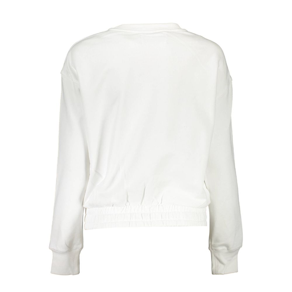 Pull femme en coton blanc Calvin Klein